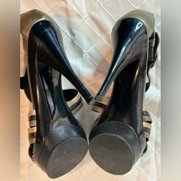 Aldo Leather Strappy Platform Heels, size 40 - Picture 16 of 16